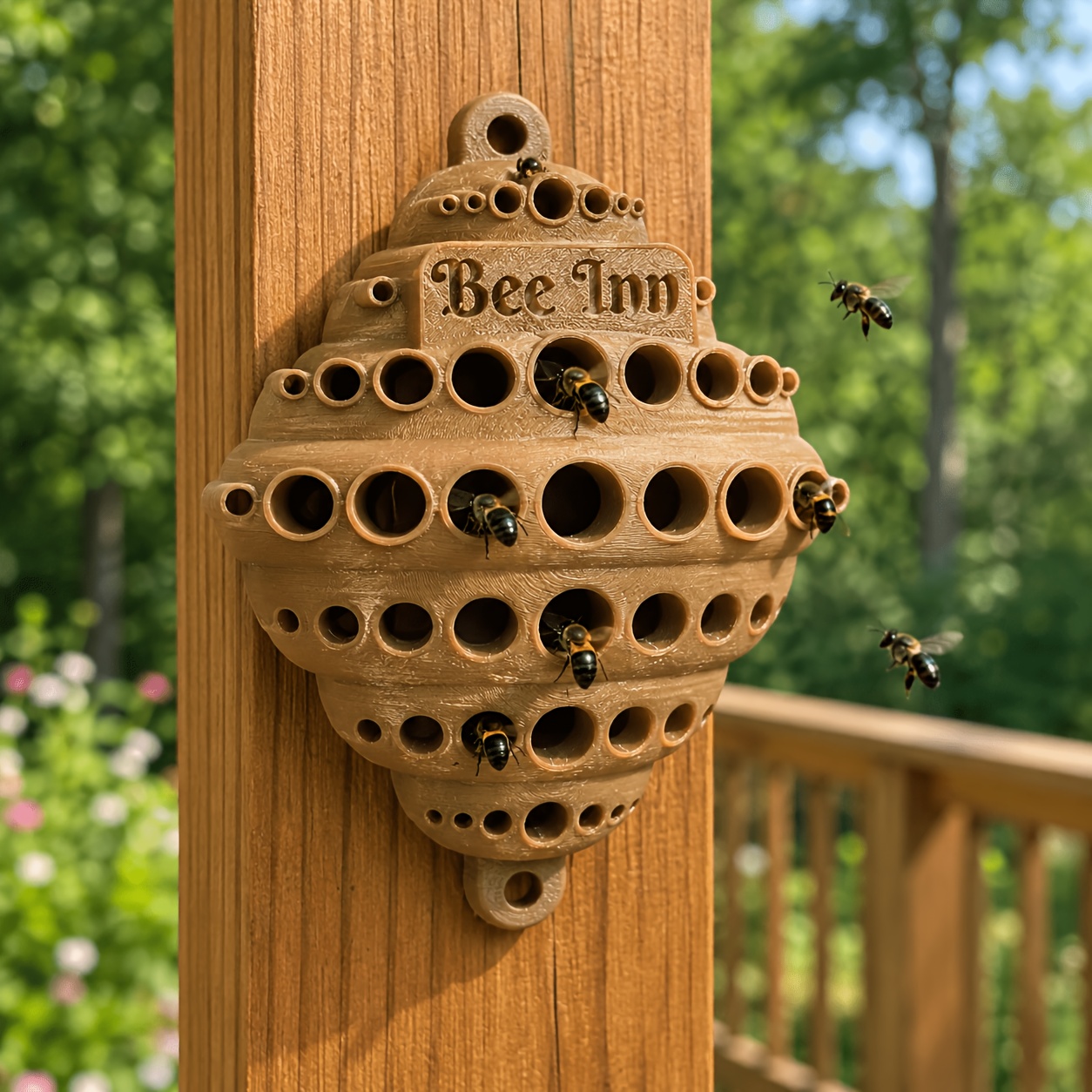 Urban Farming Wall - Hábitat para Abejas y Mariposas Impreso