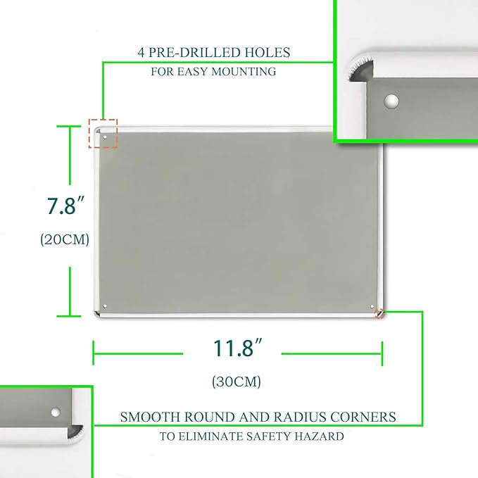 Letrero de metal súper durader - Urban Farming Wall reseña y precio