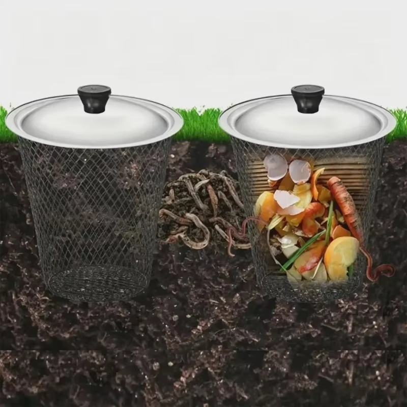 Compostador de gusanos de 1/2  - Urban Farming Garden reseña y precio