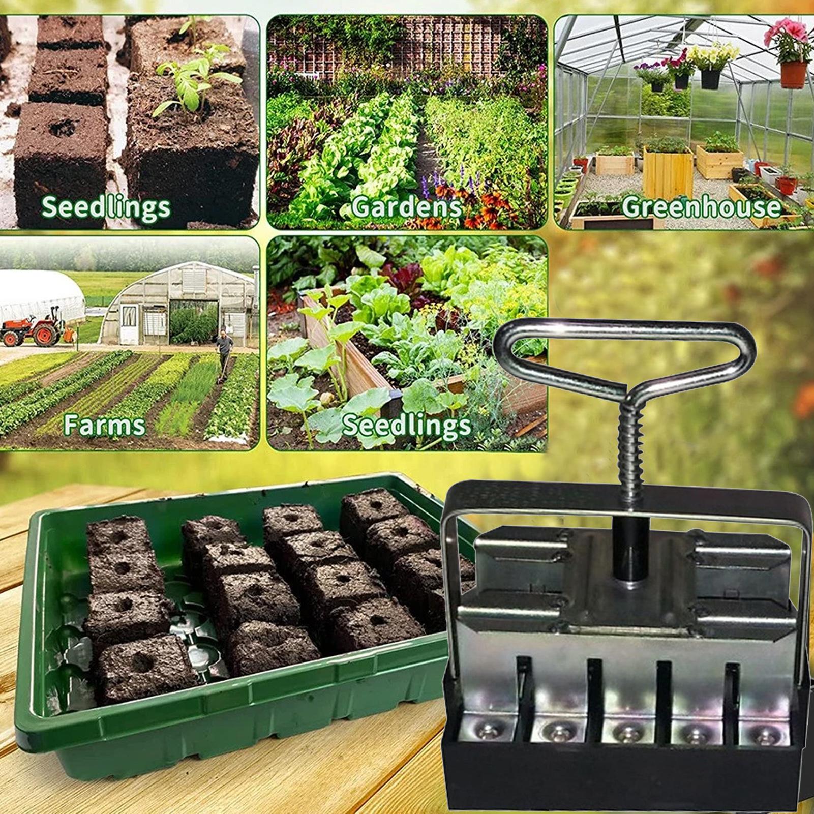 Bloqueador de suelo con mango  - Urban Farming Garden reseña y precio